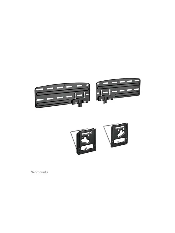 Neomounts WL30-265BL1 mounting kit - Ultra-Flat fixed - for digital signage LCD panel / LCD display - black - Max 60 kg - recommended for 43"-85"