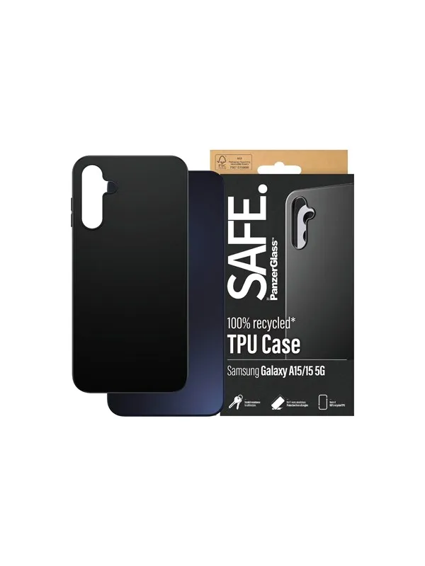 SAFE by PanzerGlass TPU Case Samsung Galaxy A15 | A15 5G | Black