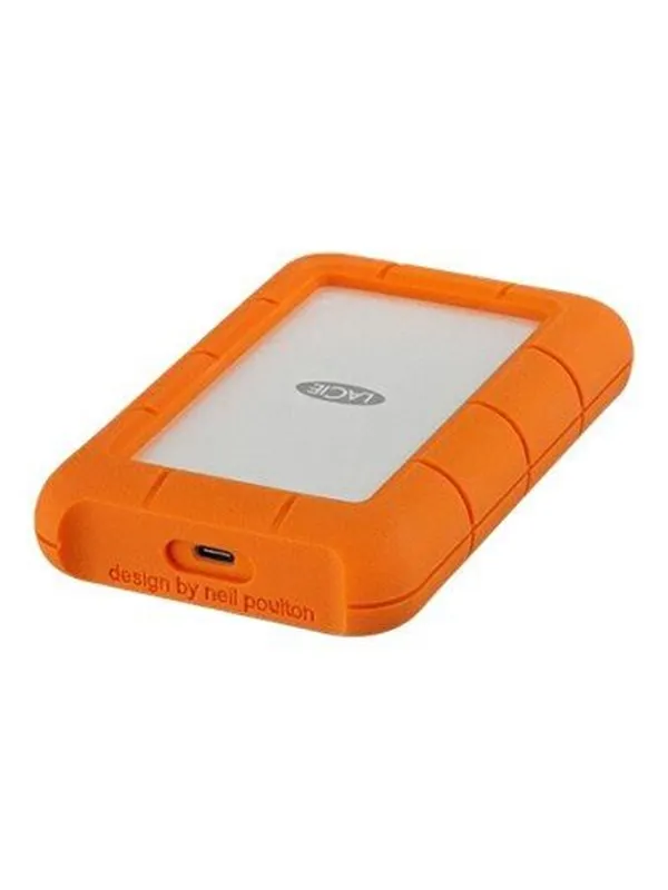 LaCie Rugged USB-C - Ekstern Harddisk - 4TB - Oransje