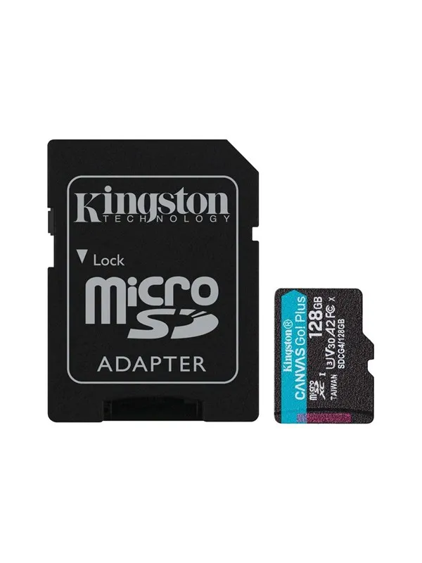 Kingston Canvas Go! Plus microSD/SD - 200MB/s - 128GB