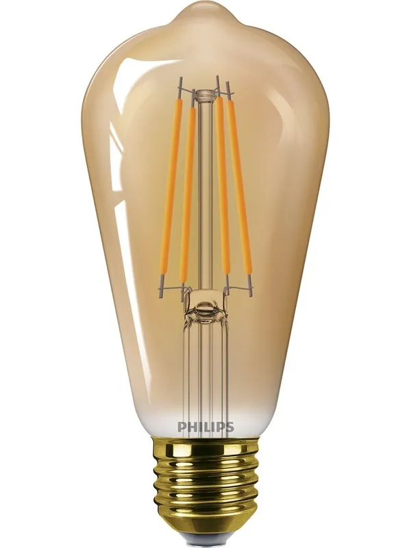 Philips LED-lyspære Edison 3,1W (25W) Flame E27