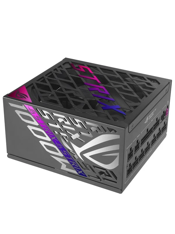 ASUS ROG Strix 1000W Platinum Strømforsyning (PSU) - 1000 Watt - 135 mm - ATX 3.1 - 80 Plus Platinum sertifisert