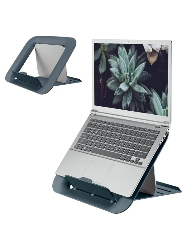 Leitz Ergo Cosy justerbart laptopstativ, Fløyelsgrå