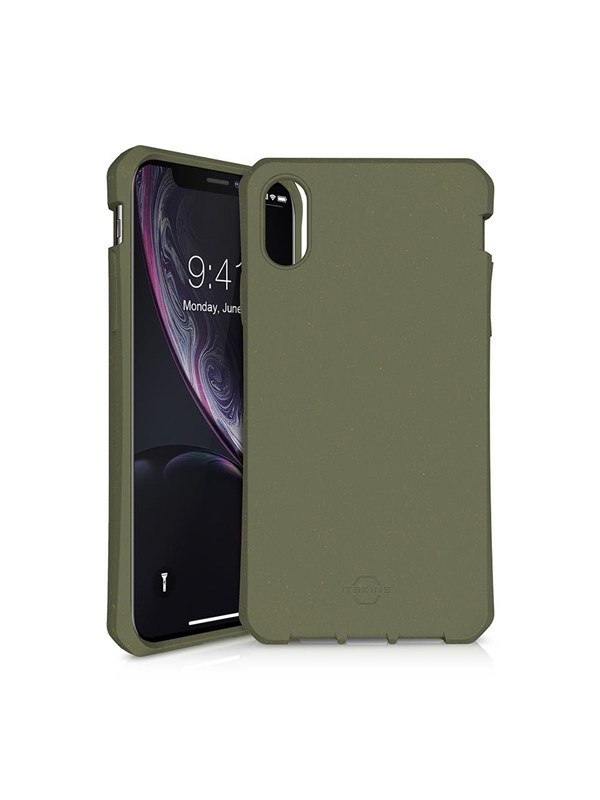 ITSKINS FERONIABIO cover for iPhone XR®. Kaki green