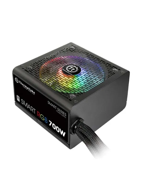 Thermaltake Smart RGB 700W Strømforsyning (PSU) - 700 Watt - 120 mm - ATX - 80 Plus White sertifisert