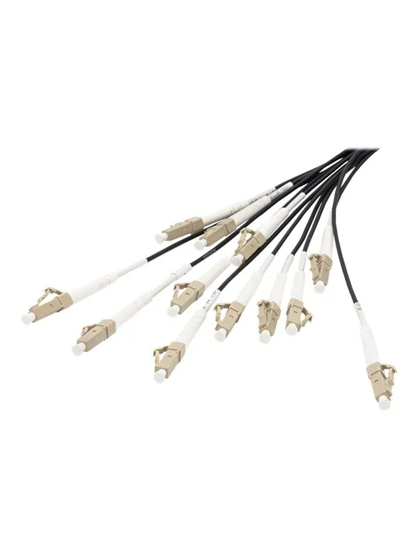 DIGITUS breakout cable - 30 m - black - Svart - 30m