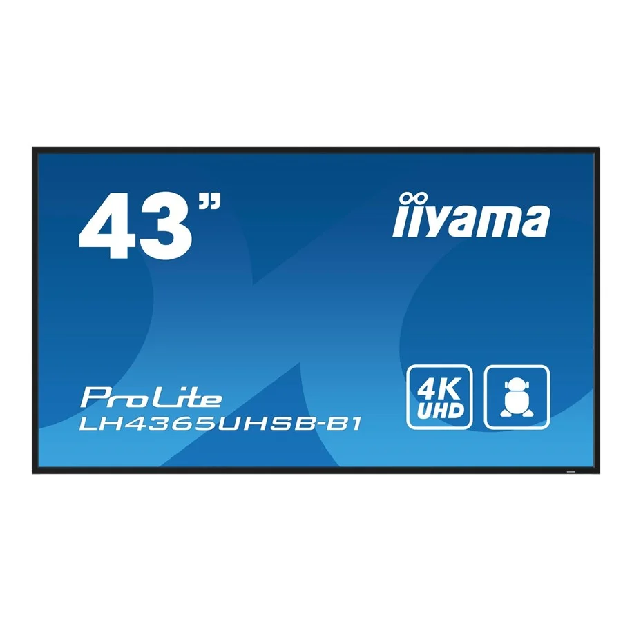 iiyama ProLite LH4365UHSB-B1 - 3840x2160 (4K) - 60Hz - IPS
