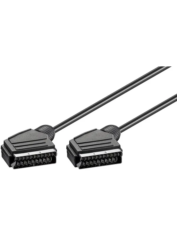 Pro Scart connection cable nickel plated ø 7 mm