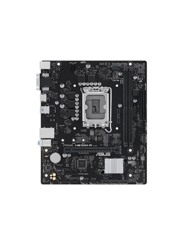ASUS PRIME H610M-R-SI Hovedkort - Intel H610 - Intel LGA1700 socket - DDR5 RAM - Micro-ATX