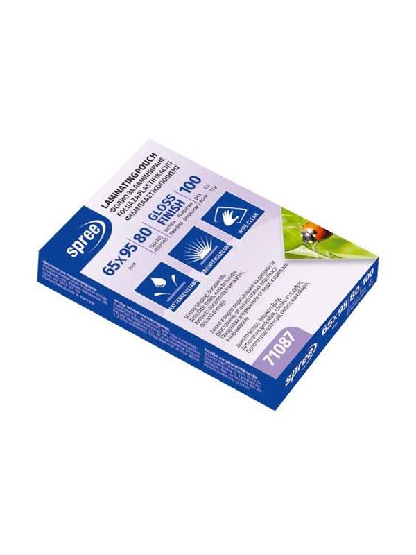 SPREE Lamination pocket 100 65*95mm 80my