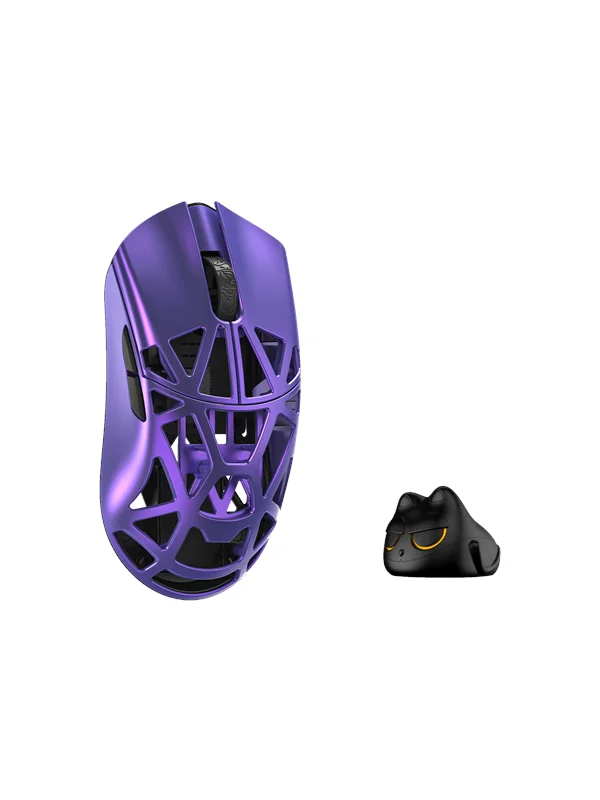 WLMouse Beast X Mini Pro (Solid Side + Omron) / Wireless 8K / Magnesium - Gaming mus - Optisk - 5 - Lilla