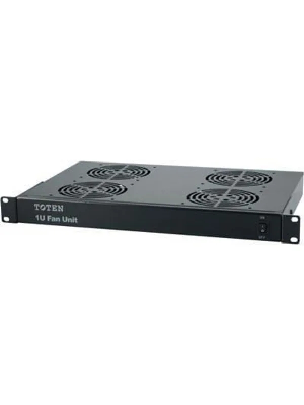 Deltaco 1U 19" blæserpakke