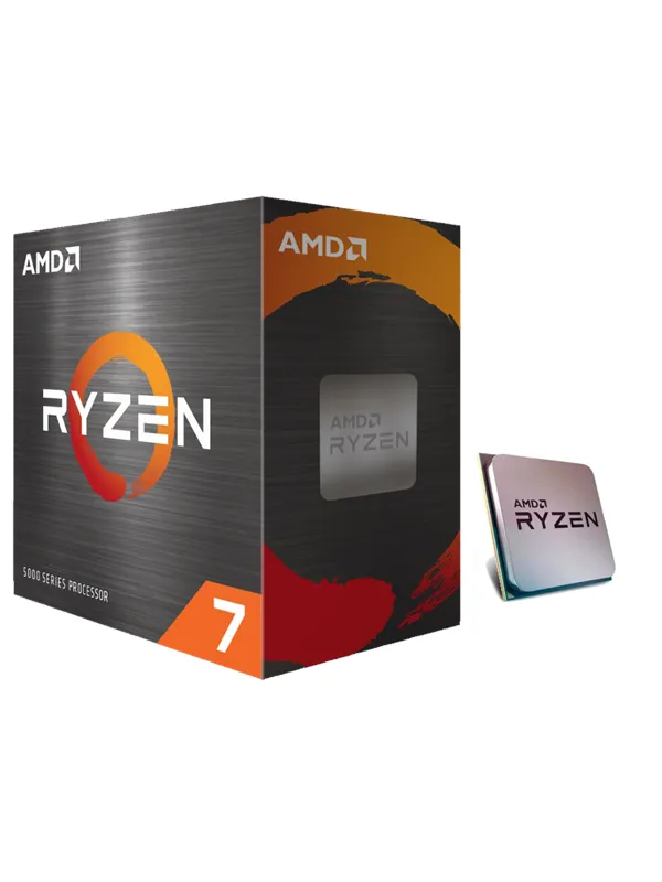 AMD Ryzen 7 5800XT Wraith Prism Prosessor/CPU - 8 kjerner - 3.8 GHz - AMD AM4 - AMD Boks (med kjøler)