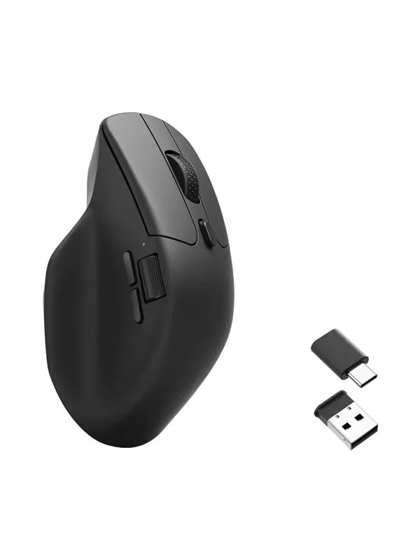 Keychron M6 Light 78g Wireless 1K - Ergonomisk mus - Optisk - 5 - Svart