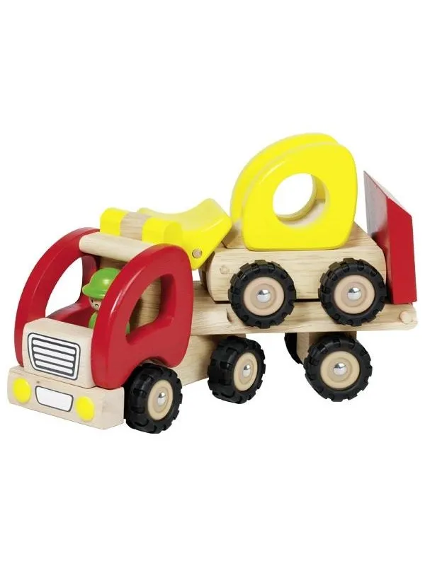 Goki Wooden Truck Low Loader