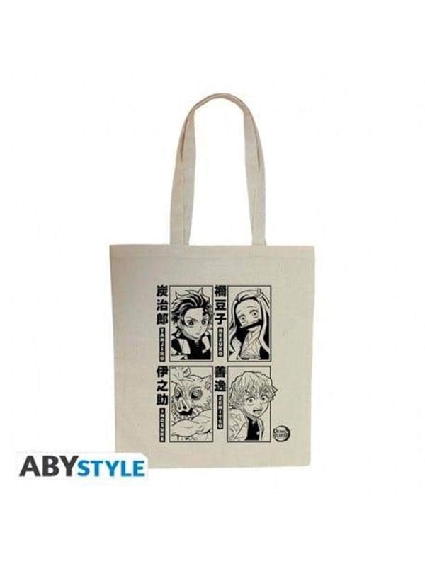 ABYstyle - DEMON SLAYER Tote Bag Tanjiro Nezuko Zenitsu &amp; Inosuke S2