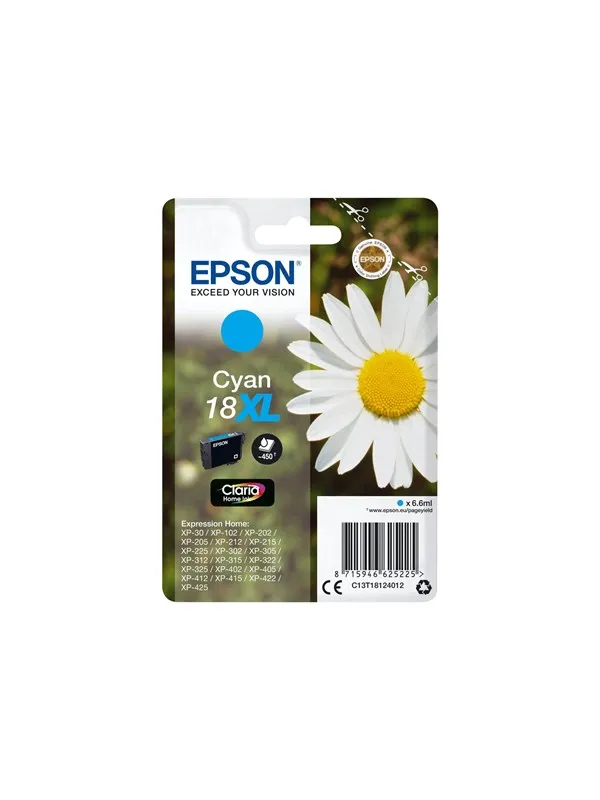 Epson 18XL - XL - cyan - original - ink cartridge