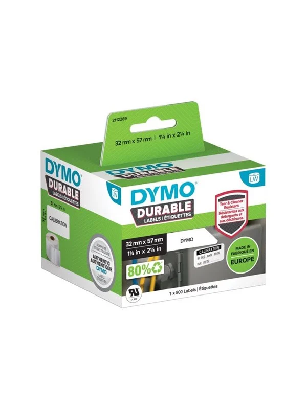 DYMO LabelWriter Durable medium multifunksjonelle etiketter 57mm x 32mm
