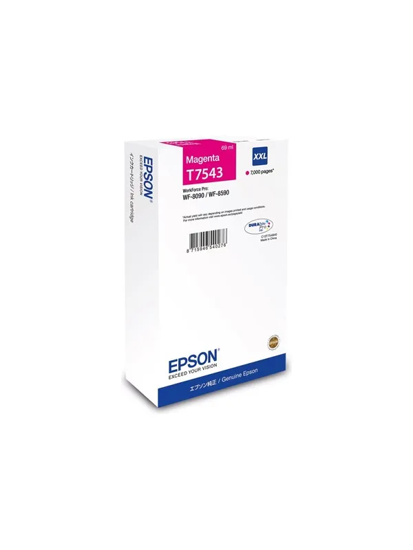 Epson T7543 - XXL size - magenta - original - ink cartridge