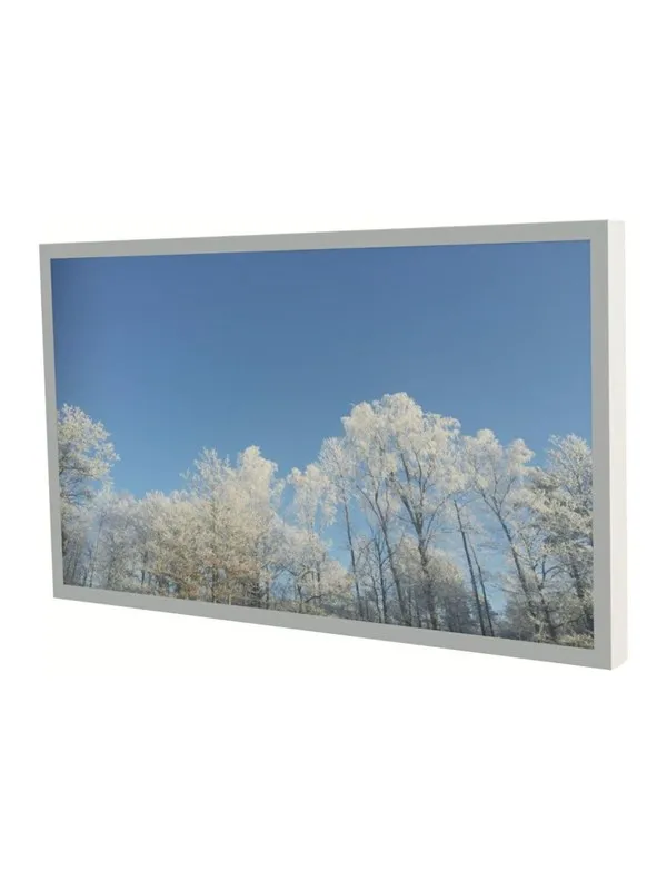 HI-ND EASY mounting kit - landscape - for LCD display - white RAL 9003 - Max - recommended for 43"