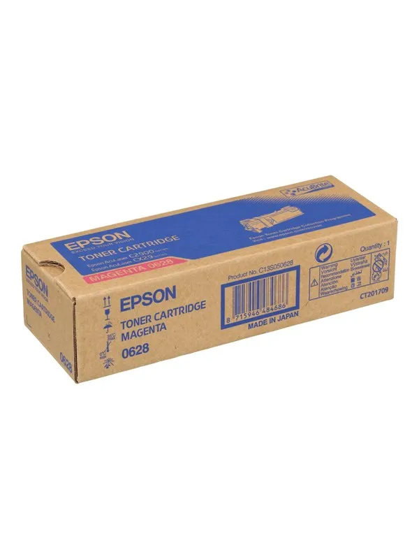 Epson C13S050628 Magenta Toner - Laser toner Rød