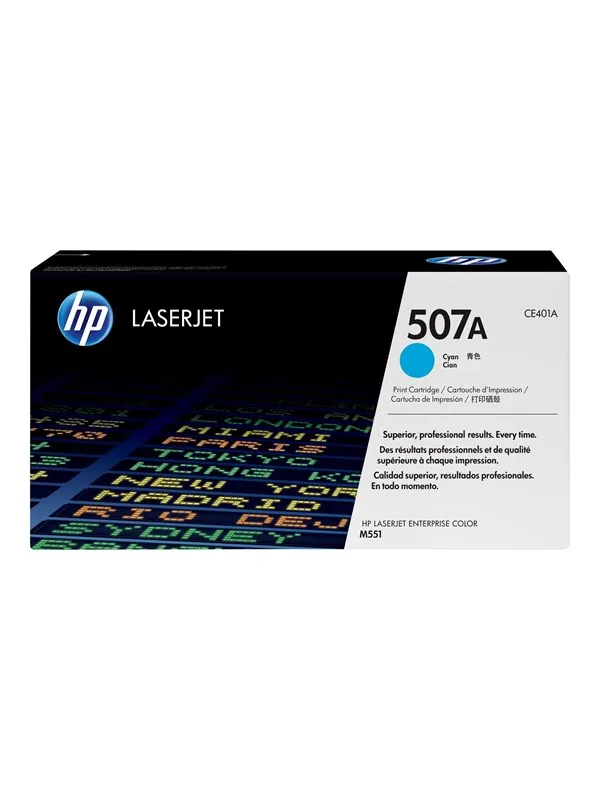 HP 507A / CE401A Cyan Toner - Laser toner Cyan