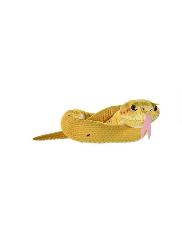 Wild Republic Plush Toy Snakes 137 cm Eyelash Viper Yellow