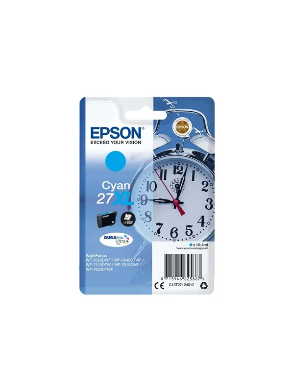 Epson 27XL / C13T2712 - Cyan Ink