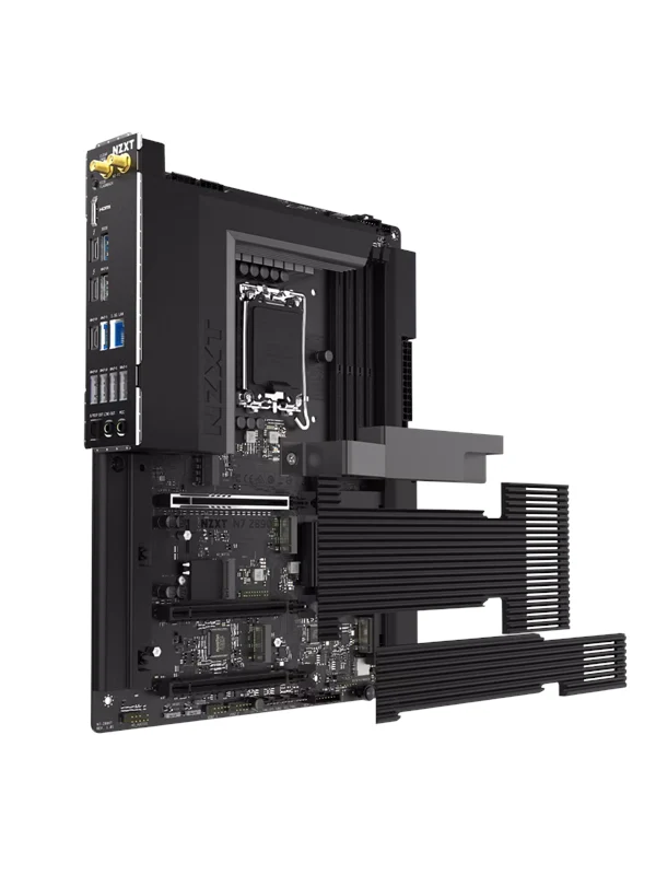 NZXT N7 Z890 Black Hovedkort - Intel Z890 - Intel LGA1851 socket - DDR5 RAM - ATX