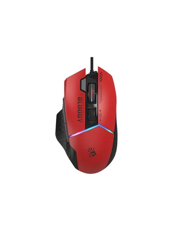 A4Tech Bloody W95 Max Sports - Mus - Optisk - 8 - Rød