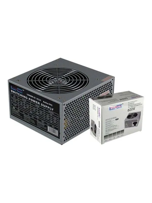 LC Power Office LC600H-12 V2.31 Strømforsyning (PSU) - 600 Watt - 120 mm - ATX - 80 Plus