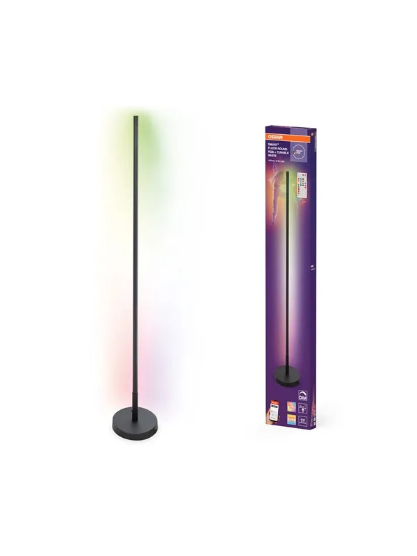 Osram  SMART+ Floor Round 1170lm 24W RGB+827-865 1400mm black WiFi