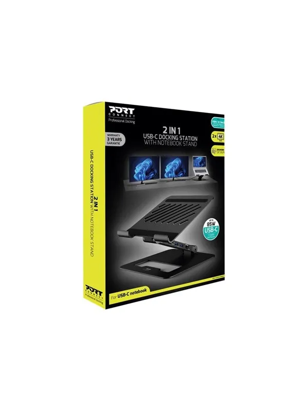 PORT Designs PORT connect - docking station - USB-C - 2 x HDMI - GigE