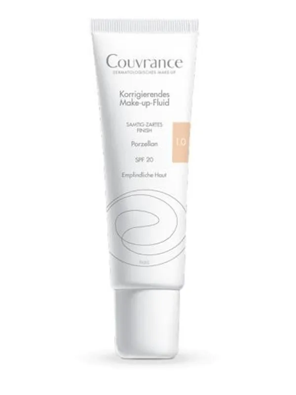 Avène Couvrance Liquid SPF 20 Foundation 30 ml.- 1.0 Porcelain