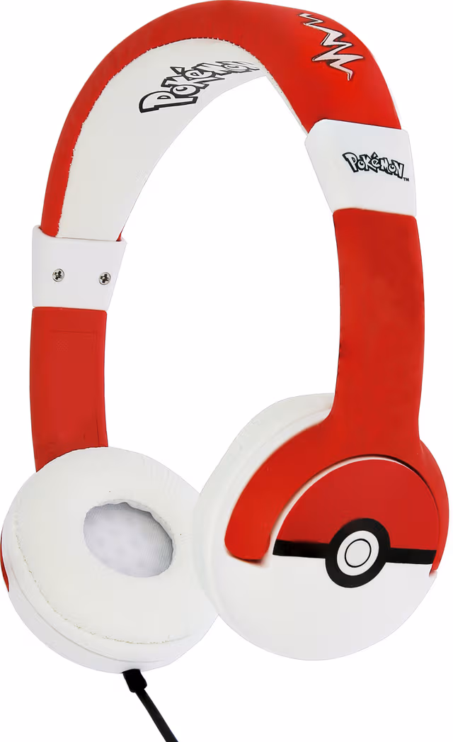 OTL Pokémon PokeBall - Barnehodetelefoner - Volumbegrenset 85dB max