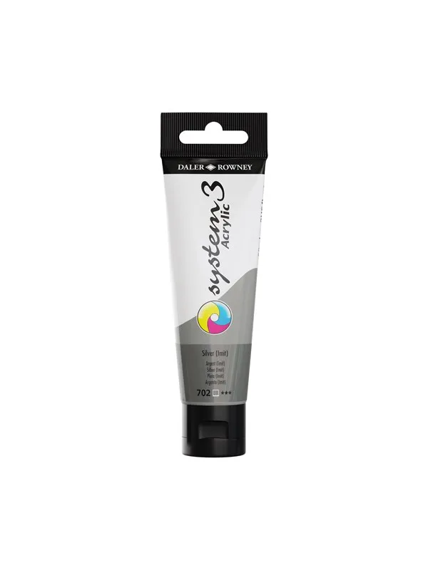 Daler-Rowney System3 59 ml Silver (Hue)