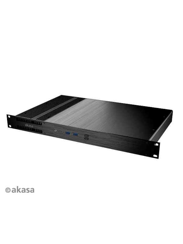 Akasa Galileo TU3 Thin-Mini-ITX 1U GehÃ¤use OEM - Kabinett - Ultra small form factor - Svart