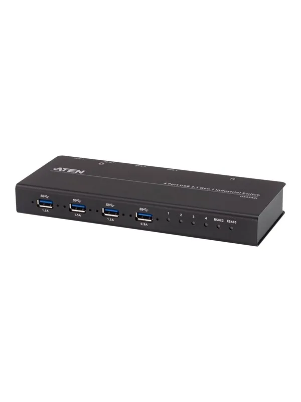 ATEN US3344I USB-hub - 4 porter - Svart
