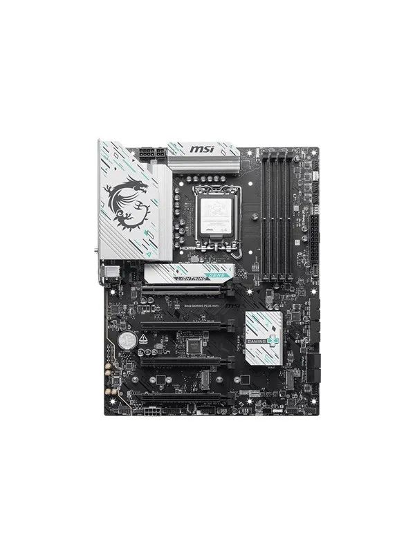 MSI B860 GAMING PLUS WIFI Hovedkort - Intel B860 - Intel LGA1851 socket - DDR5 RAM - ATX