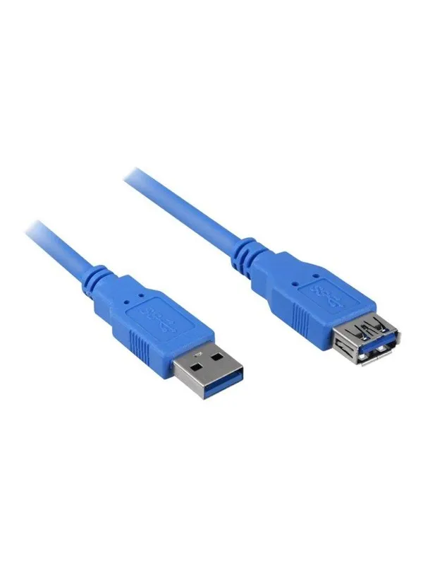 Sharkoon - USB extension cable - USB Type A to USB Type A - 2 m