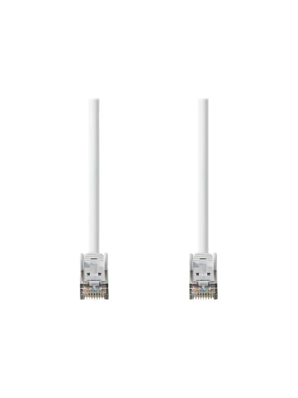 Nedis patch cable - 15 cm - white - Hvit - 0.1m