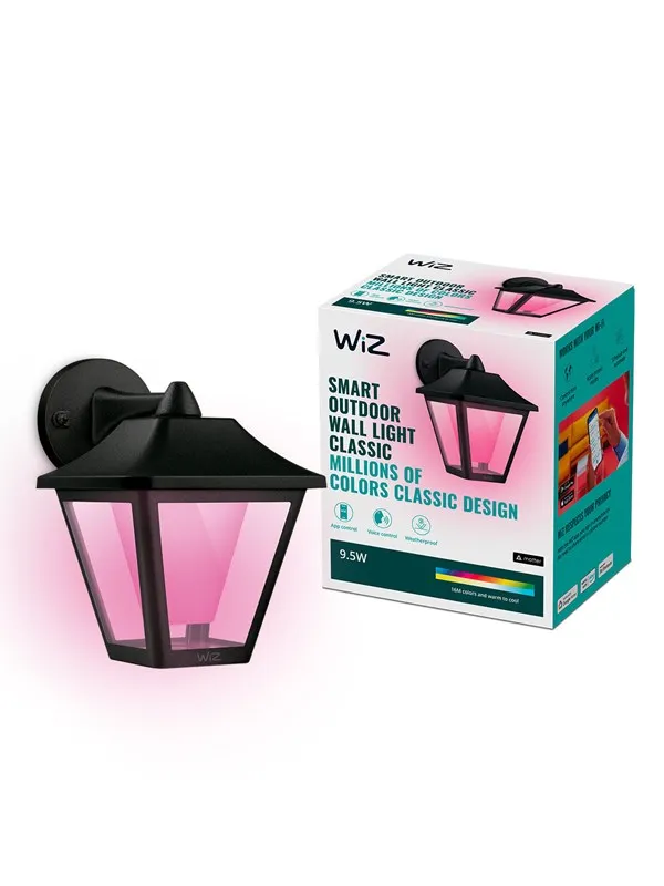 WiZ Smart Utendørs Vegglampe Classic
