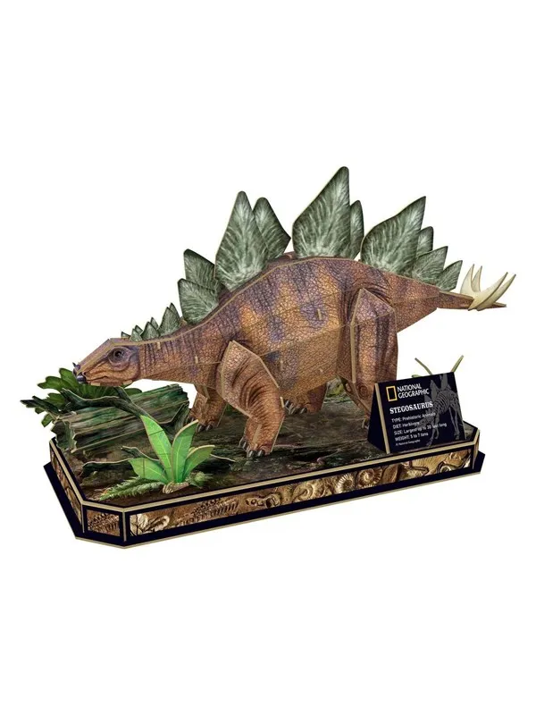 Cubic Fun 3D Puzzle National Geographic Stegosaurus 3D Puslespill