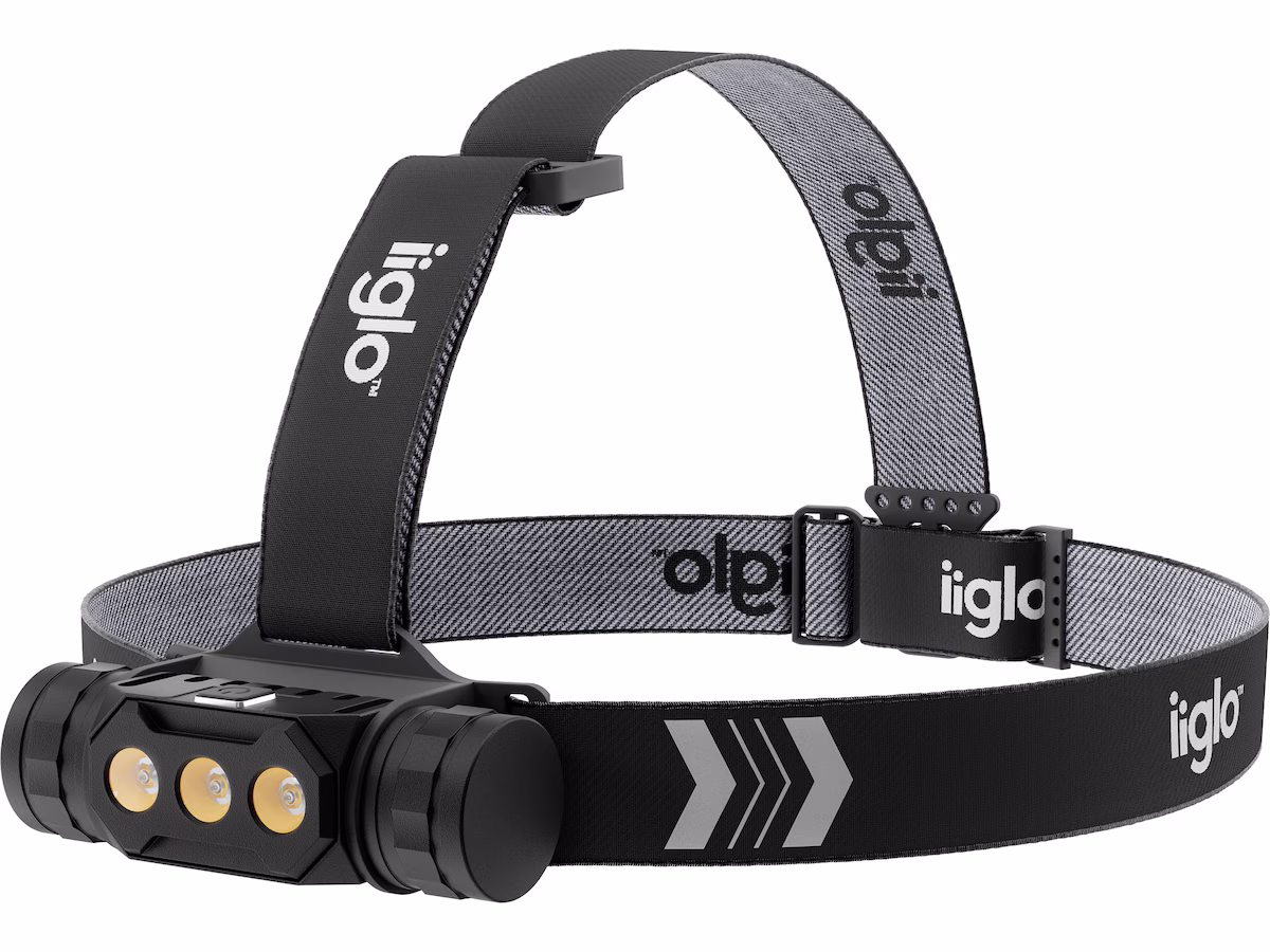 iiglo Hodelykt 2.000 lumen, 18650 batteri