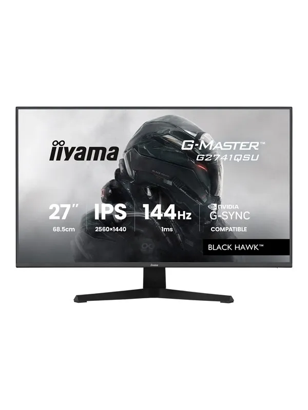 27" iiyama G-MASTER Black Hawk G2741QSU-B1 - LED monitor - QHD - 27"