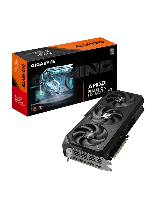 GIGABYTE Radeon RX 9070 XT GAMING - 16GB GDDR6 RAM - Grafikkort