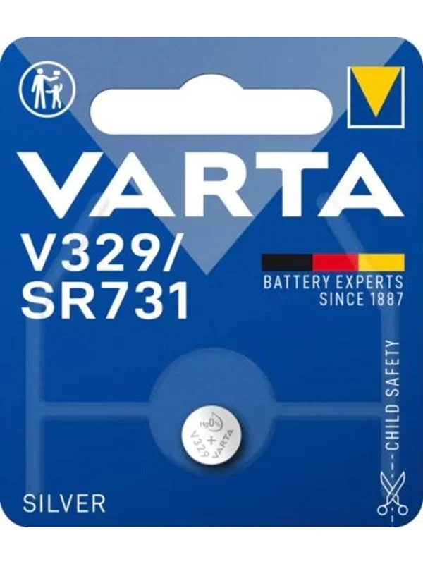 VARTA V329/SR731 Silver Coin 1 Pack