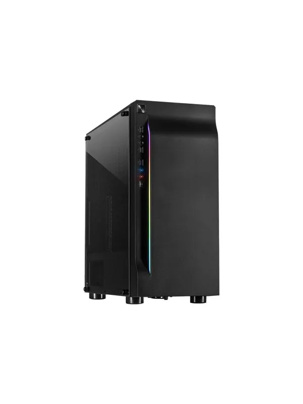 Inter-Tech 3411 Creek - Kabinett - Tower - Svart