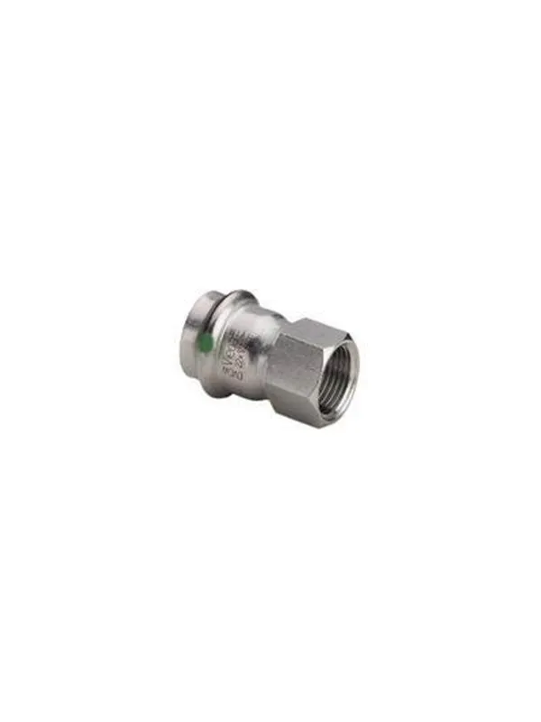 Viega Sanpress Inox transition 42 mm x 1 1/2" stainless steel 436674