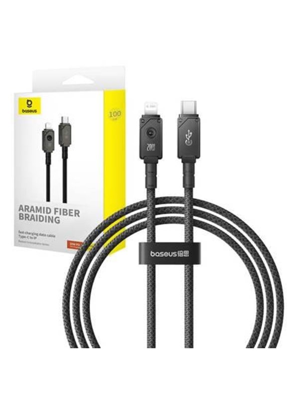 Baseus Fast Charging Cable  USB C TO IP 20A 1m (Black)